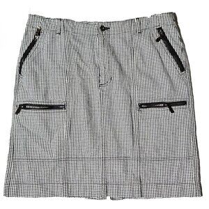 Liz Claiborne Houndstooth Skirt, Size 12
